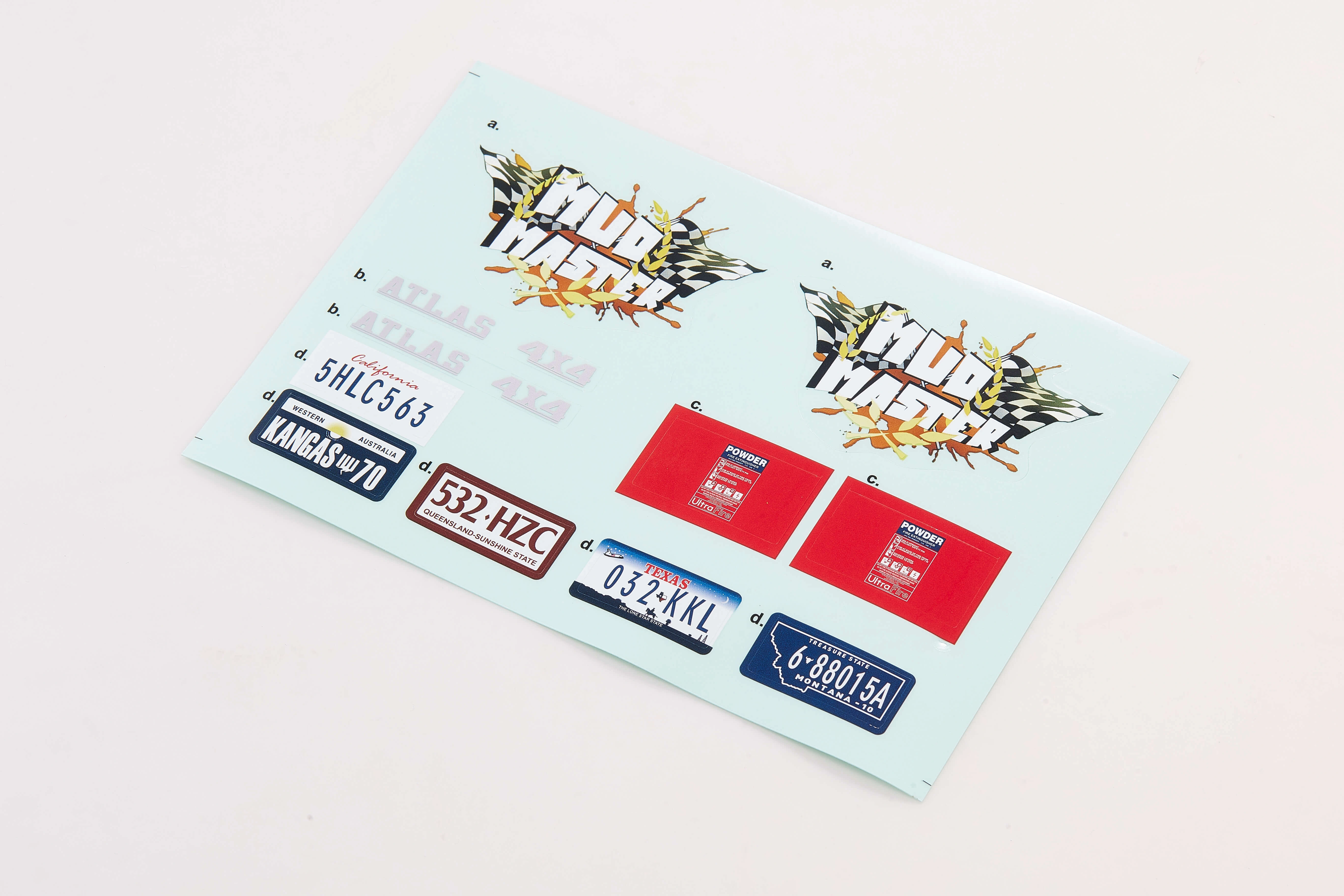 Epic 1:10 Atlas 4x4 Scale Car Decal - Transform Your Ride!